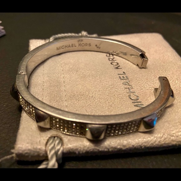 Michael Kors Studded Pave Bangle - Picture 3 of 4